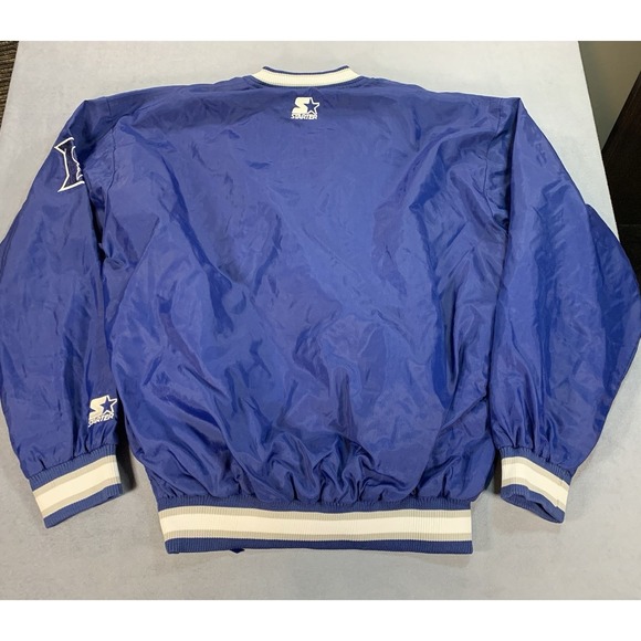 Duke Blue Devils Pullover Starter Brand Men's Large Side Zip W/ Pockets - Picture 2 of 6